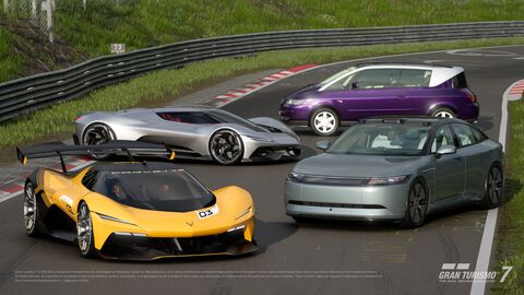 『グランツーリスモ7』ソニー・ホンダモビリティ“AFEELA 1 '26”はじめ“シボレー コルベット CX Concept '25”など４台が追加。本日（8/28）配信