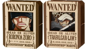 『ワンピース』の手配書をペーパークラフトで立体的に再現。ゾロ、ナミ、チョッパー、ロー、キッドなど13種のペーパーシアターが9月30日より順次発売