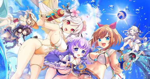 3タイトル合計最大300連のガチャチケットがもらえる。『神姫PROJECT』『あやかしランブル！』『れじぇくろ！』にて合同コラボイベントが開催