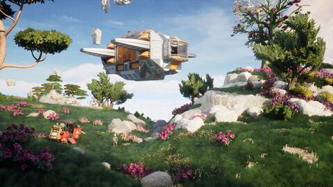 『ATMOSFAR』集英社ゲームズ新作を試遊リポート。地球との重力の違いを感じる浮遊感、風を受けてふらつく飛空艇。「飛ぶのって難しいけど楽しい！」【gamescom 2025】
