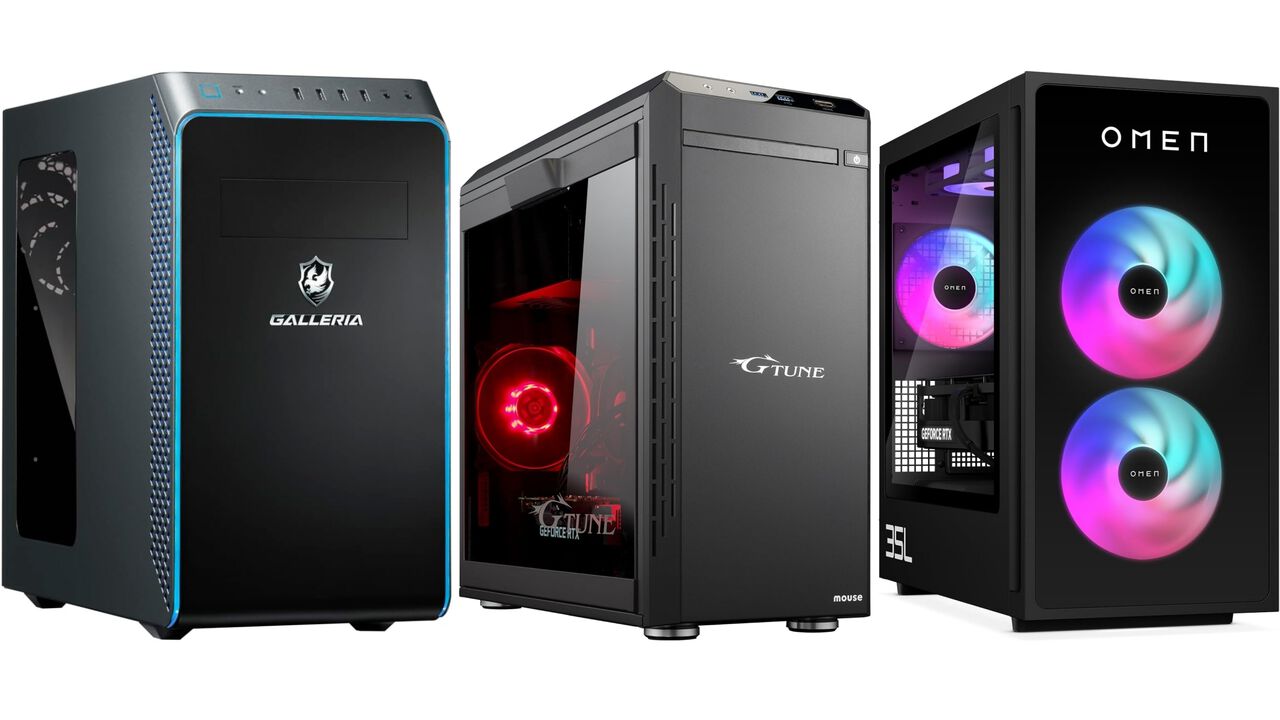 【Amazonスマイルセール】ゲーミングPCがお買い得。ガレリアのRTX4060搭載モデルとマウスコンピューターのRTX5060Ti搭載モデルが2万円オフに