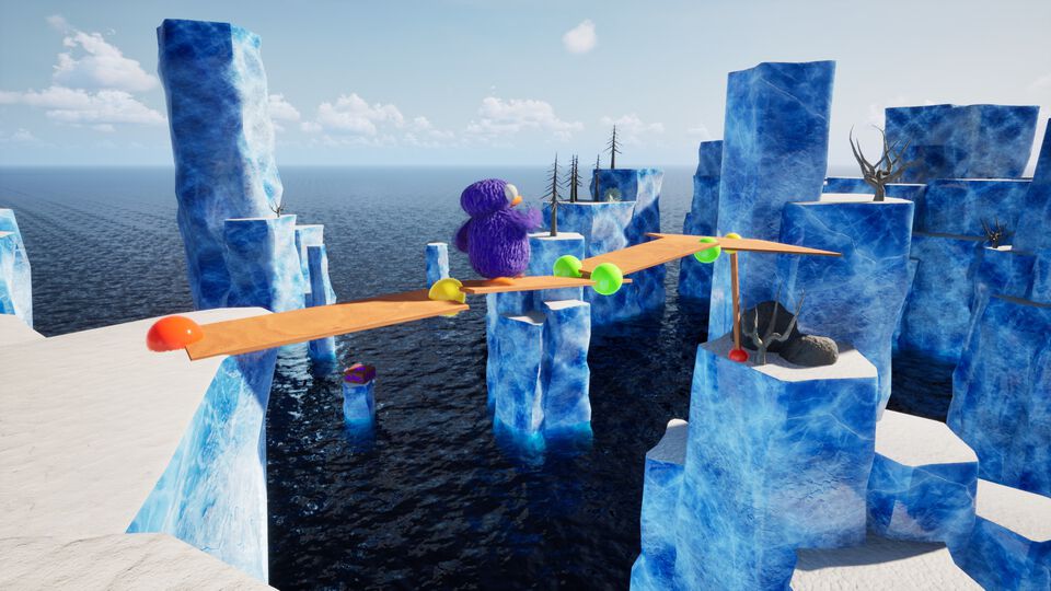 『LINK』バラバラになった南極に命がけで橋を架けろ！ 最大8人マルチに対応する橋作りゲームのSteamストアページが公開