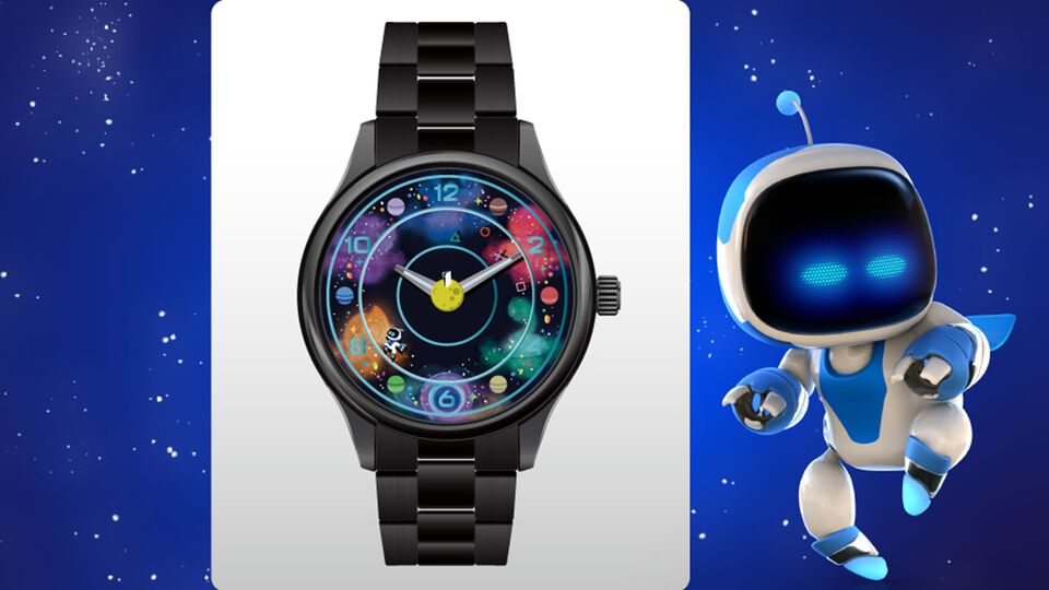 『アストロボット』秒針ディスクのアストロが盤面を駆け回る、宇宙をイメージした腕時計が登場。コインケース、ミニバッグとあわせて予約開始