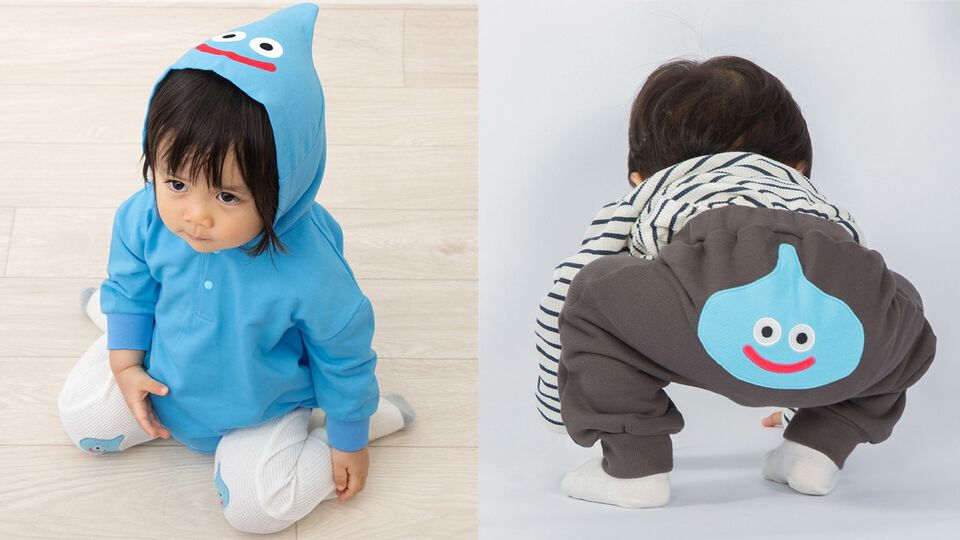 『ドラクエ』小さくてかわいいスライムがあらわれた！ ベビー&キッズの秋冬新作アパレルが9月12日発売。なりきりパジャマやポンチョでおうちでも冒険気分