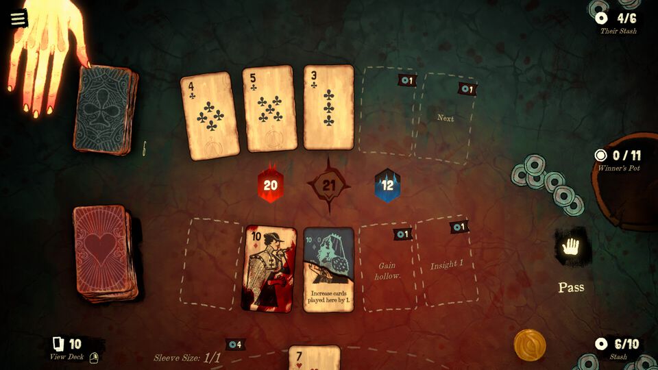 『ブラックジャケット』イカサマありのルール捻じ曲げブラックジャック。地獄から脱出するため、無法なコンボで金を稼ぐデッキ構築ローグライト