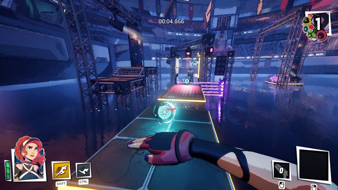 『JETRUNNER』近未来SF風SASUKEみたいなFPSパルクールアクションが本日(9/4)配信。壁走り、グラップルでスタイリッシュな魅せプしながら最速を目指せ