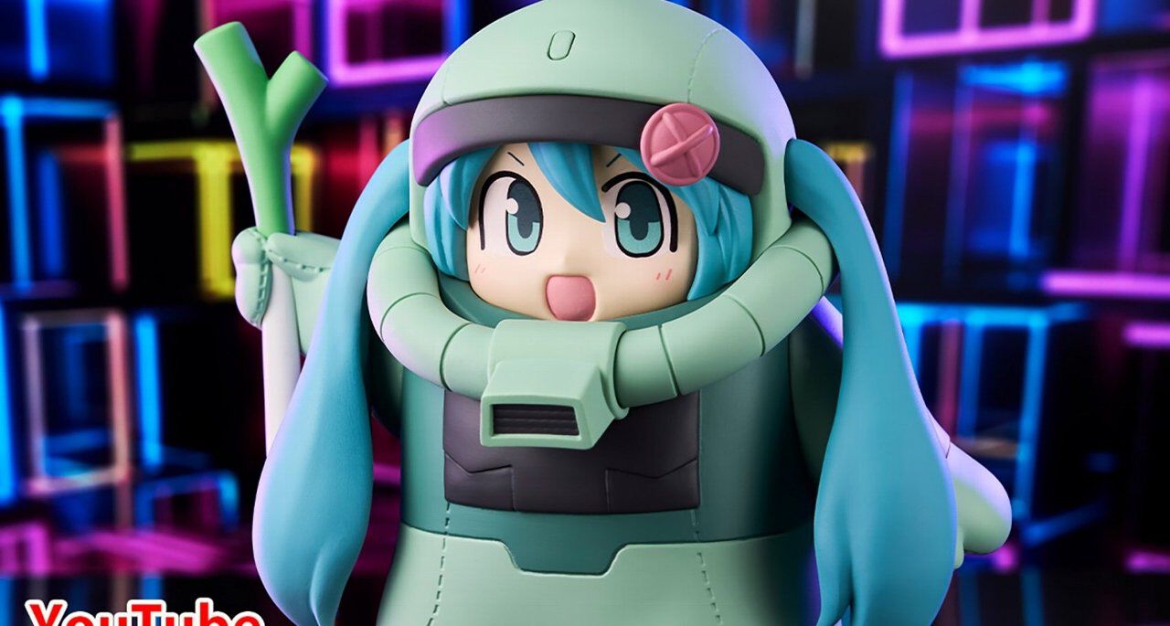 アイドル戦士（feat. 初音ミク）』のMVからザクの着ぐるみ姿の