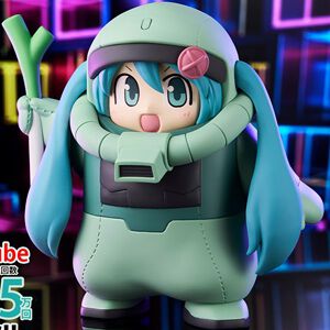 『アイドル戦士（feat. 初音ミク）』のMVからザクの着ぐるみ姿のミクがフィギュア化 【ガンダム45周年×初音ミク】