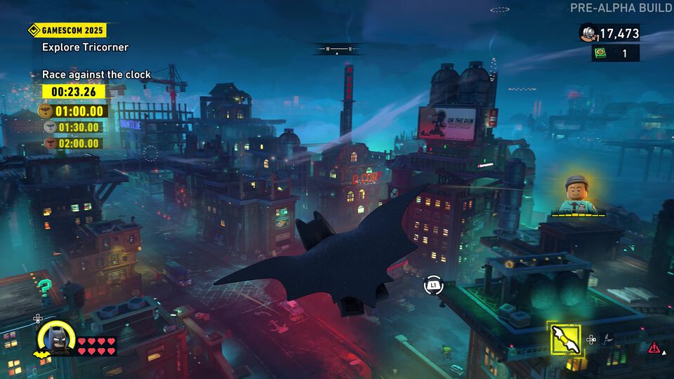 『レゴ バットマン：レガシー・オブ・ザ・ダークナイト』グラップルと滑空で、オープンワールドのゴッサム・シティをびゅんびゅん飛び回れる！ 難易度設定が導入され、さまざまなユーザー層に対応【gamescom2025】
