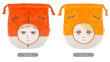 『ダンジョン飯』カエルスーツ巾着がシュールなかわいさ。マルシルとライオスの何とも言えない表情を再現。9月26日より開催のポップアップショップで発売