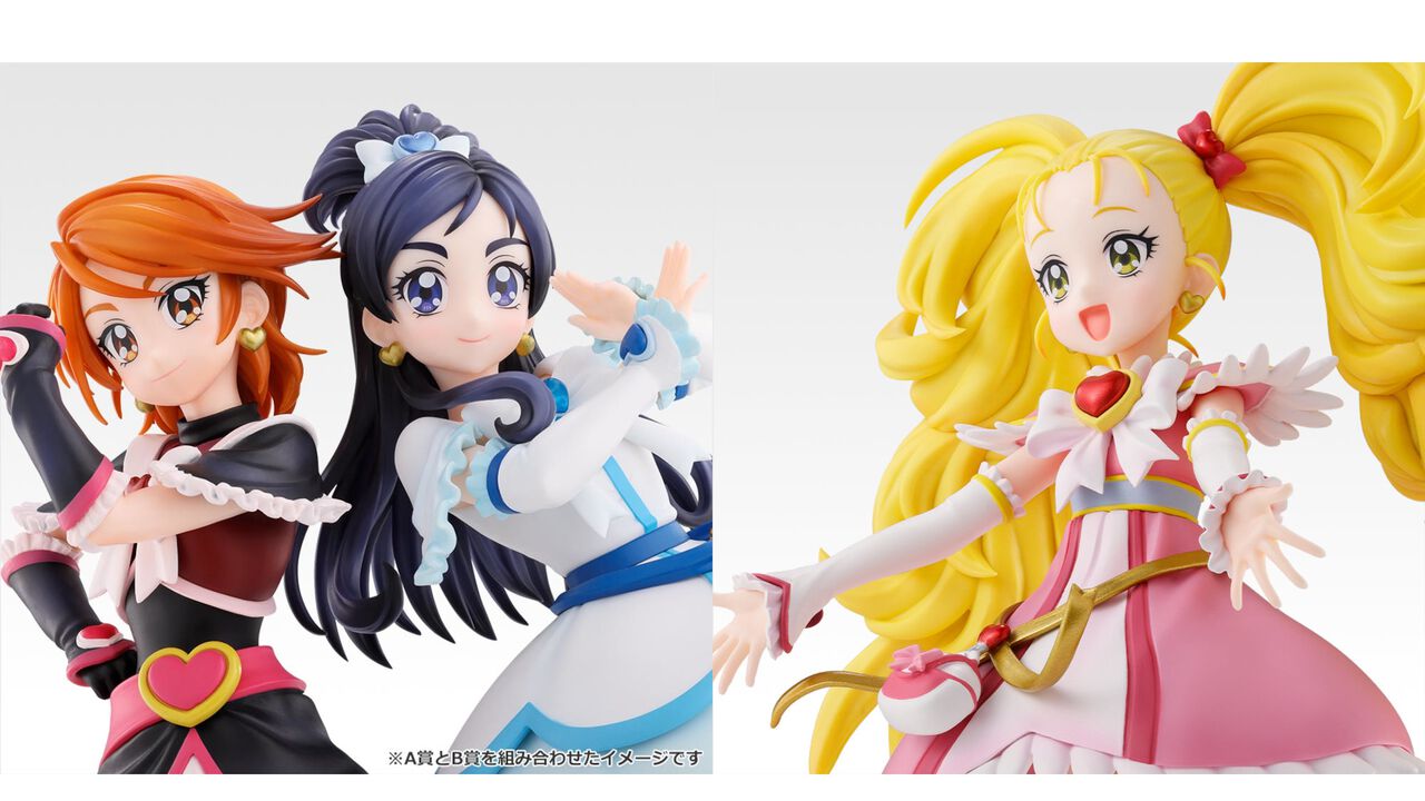 『プリキュア』の一番くじが本日(9/13)発売。キュアブラック・キュアホワイト・シャイニールミナスのフィギュアや『プリキュア5』のトートバッグなど当たる