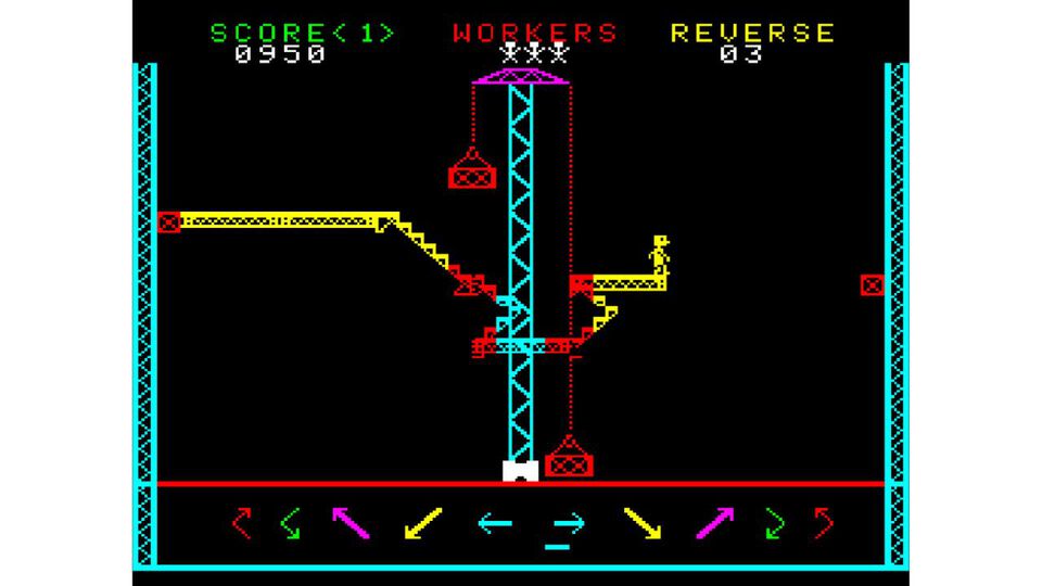 【アケアカ】『スチールワーカー』高所作業員が落下しないように足場設置で導こう。1980年生まれのタイトーパズルゲー【9/18配信】