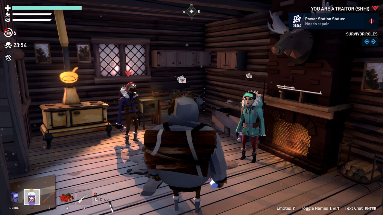 【無料】『Project Winter』雪山人狼ゲームがEpic Gamesストアで無料配布。生存と脱出を目指す“サバイバー”の中に裏切者“トレイター”が紛れ込む