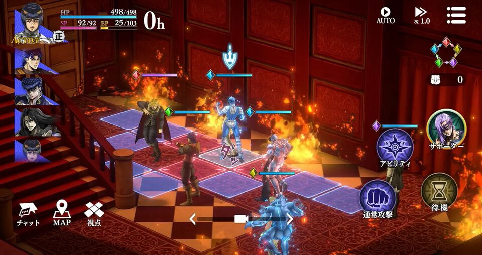 『ジョジョの奇妙な冒険 オラオラオーバードライブ』9月25日リリース決定ッ！ 『ジョジョ』のキャラクターたちを自由に編成できるスマホ向けシミュレーションRPG