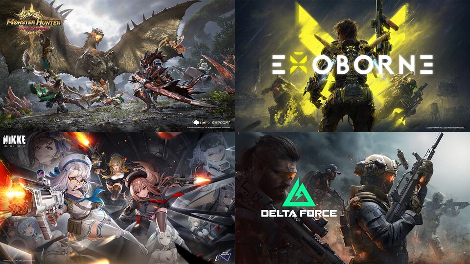 Level Infiniteが東京ゲームショウ2025の出展内容を発表。『モンスターハンターアウトランダーズ』が世界初のプレイアブル出展、進化した『NIKKE』のリアル10連ガチャも