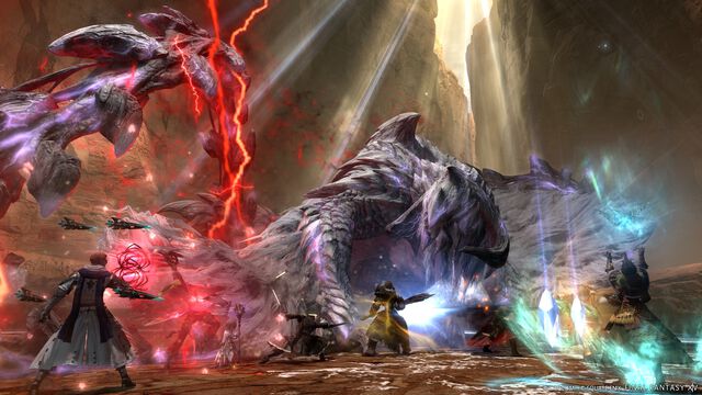 『FF14』×『モンハンワイルズ』クロスオーバーコンテンツ“護竜アルシュベルド狩猟”10月上旬に開催。新たなスクリーンショットと報酬を公開