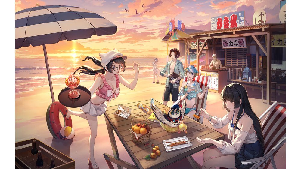 『P5X』夏イベントがモチーフの“海の家”がTGS2025のセガ/アトラスブースに登場。ミニゲームの射的もリアルで楽しめる