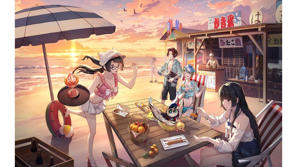 『P5X』夏イベントがモチーフの“海の家”がTGS2025のセガ／アトラスブースに登場。ミニゲームの射的もリアルで楽しめる