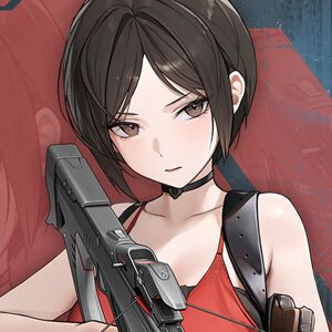 バイオコラボSSRのエイダ・ウォン（声優：皆川純子）は、私情を交えず任務を優先する神出鬼没のエージェント【勝利の女神：NIKKE（メガニケ）×バイオハザード】