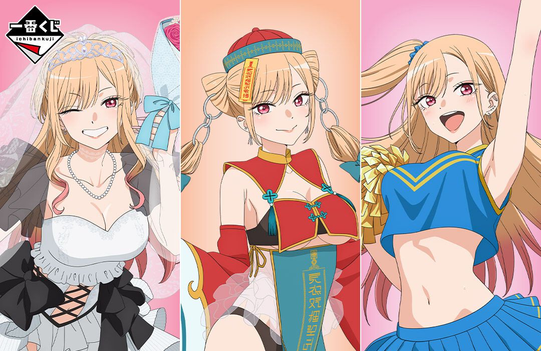 着せ恋』が一番くじに初登場。チアガールやキョンシーに扮したセクシー