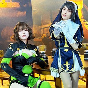 TGSで疲れたら、冒険者が集う酒場でひと休み。ウィザードリィ ヴァリアンツ ダフネブースでは、コスプレイヤーとの写真撮影も楽しめる【TGS2025】