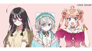 『バーチャファイター』の新たな物語“バーチャファイターシスターズ”が縦スクロールエンタメで登場！ TGSで早速オリジナルうちわを配布【TGS2025】