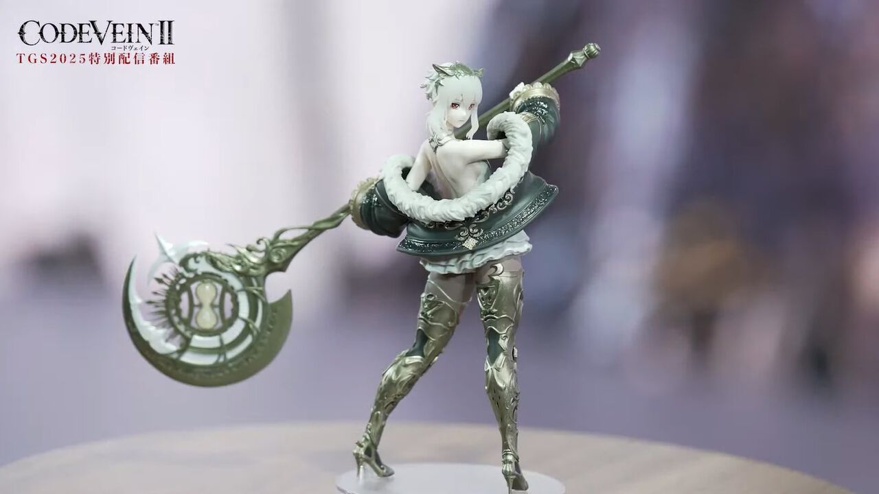 『コードヴェイン2』ルゥ・マグメルの限定フィギュアが付いてくる! 超特装版が発売決定。TGS会場では予約証明で特別なグッズが当たるキャンペーンも実施【TGS2025】