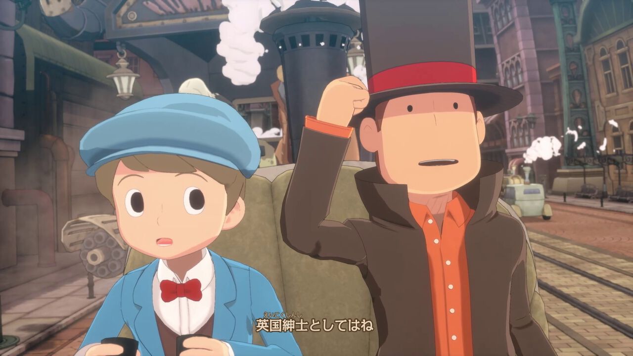 『レイトン教授と蒸気の新世界』発売時期が“2026年”に決定。新たな冒険の舞台でレイトンとルークが出会う最新映像が公開。TGS2025でも試遊可能