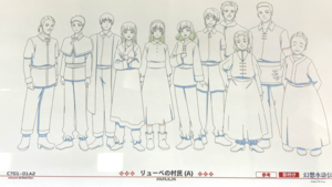アニメ『幻想水滸伝』リューベやトトの村民の設定画が初公開。この中にルカに「ブタは〇〇!!!」された女性はいるのだろうか……【TGS2025】