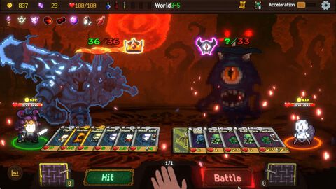 『神の⼀⼿』ブラックジャックとデッキ構築を融合させたローグライクのデモ版が本日（9/26）公開。神すら惑わす一手でクトゥルフ迷宮から生還せよ