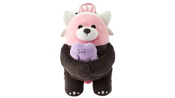 『ポケモン』メタモンを絶対逃さないキテルグマのぬいぐるみリュックが怖かわいい。うさぎメン氏デザインのゆるかわグッズがポケセンで10月4日発売