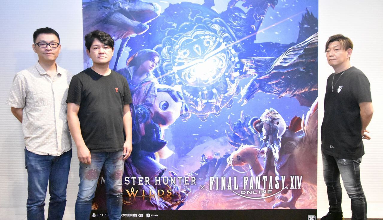 『モンハンワイルズ』×『FF14』合同インタビュー。オメガの難度は「特殊ルールを理解すればクリアーできる」ものに。スクエニステージでは“アルシュベルド狩猟戦”実装日が発表