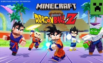 『マインクラフト』にて『ドラゴンボールZ』コラボDLCが発表。悟空たちZ戦士の姿になれるし、かめはめ波も撃てる。神龍の姿も!?