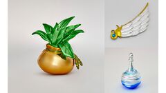 『ドラクエ』やくそう・キメラのつばさ・まほうのせいすいが重量感満点のメタリックフィギュアに。人気の“メタリックアイテムズギャラリー”シリーズに新商品登場