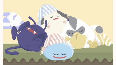 『ドラクエ』ジェラピケコラボの特設ページがオープン。すやすや眠るスライムやドラキーがかわいいパジャマやルームシューズなどが公開