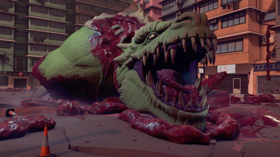 『怪獣クリーナー』巨大怪獣の死骸お掃除シム。放射能漏出、爆発する臓器など危険に満ちた巨体を片付ける。何かあってもクローンが作業再開