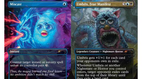 【MTG】ファービーとのコラボカードが登場。ホラーテーマの新パックが10月14日より数量限定で予約開始。映画『ジョーズ』などのカードも収録