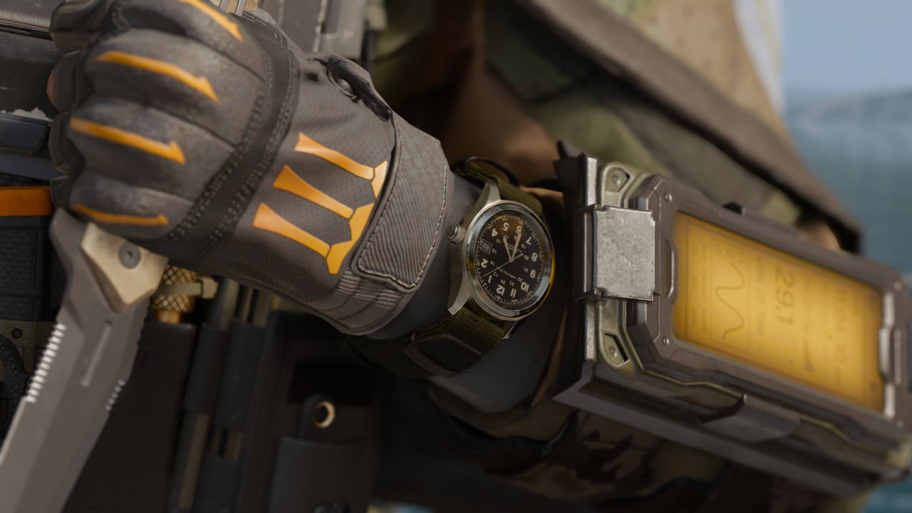 『CoD』がハミルトンとコラボ。限定5000本の腕時計“カーキ フィールド オート”が11月14日発売。苛烈な戦場にも映える兵士のための限定デザイン