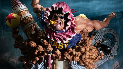 『ワンピース』セニョール・ピンクの力強く泳ぐ姿と切ない過去が重量感ある渋い造形で立体化！ フィギュアが必ず当たる一番くじが本日（10/2）発売