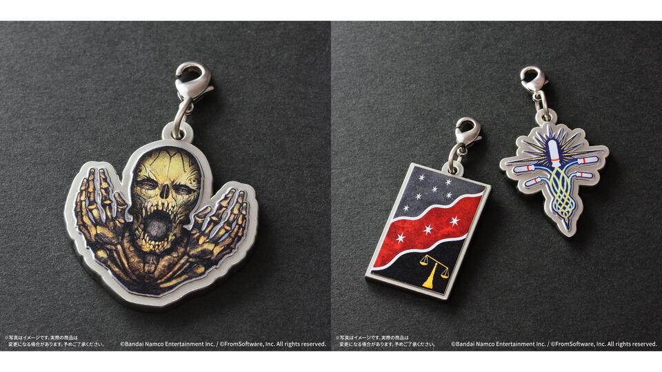 【AC6】『アーマード・コア6』ブルートゥやスッラ、レイヴンなどのエンブレムメタルチャームが登場。カプセルトイ、ボックストイで2026年1月発売
