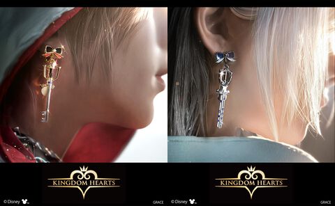 『キングダム ハーツ』キーブレードやXIII機関のシンボルマークがピアス／イヤリングに。優雅なきらめきで耳元を彩る【10月27日17時予約開始】