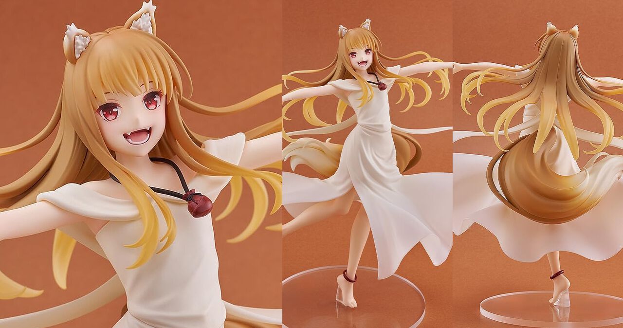 狼と香辛料』全身で喜びを表現するホロがLサイズのフィギュアに！『POP
