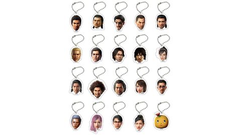 『龍が如く』桐生や峰など総勢20キャラの顔面がアクリルチャームに。新作グッズがSEGA STORE TOKYOで10/10より発売