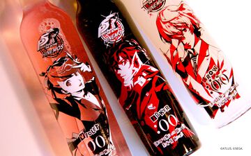 『ペルソナ5R』と日本酒HINEMOSがコラボ。ジョーカーやかすみ、明智、モルガナがスタイリッシュにデザインされた限定コラボボトルが登場