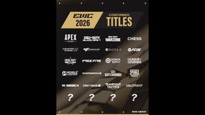 eスポーツワールドカップ2026の競技タイトルが発表。『CoD:BO7』が初採用。『スト6』『LoL』『VALORANT』『FC26』ほか計24タイトル