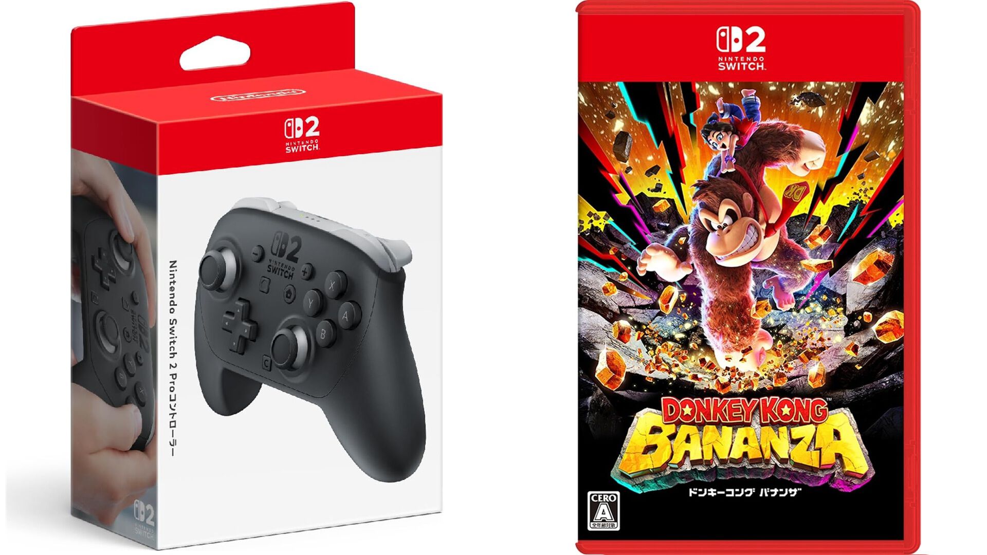 Amazonで『ドンキーコング バナンザ』Switch2Proコントローラー