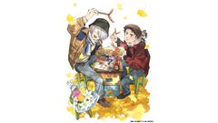 映画『鬼太郎誕生 ゲゲゲの謎』“ゲゲゲ忌2025”にてTシャツやアクリルスタンドなどのグッズ販売が決定。鬼太郎の父と水木がカニ鍋を楽しむ書き下ろしイラストも公開