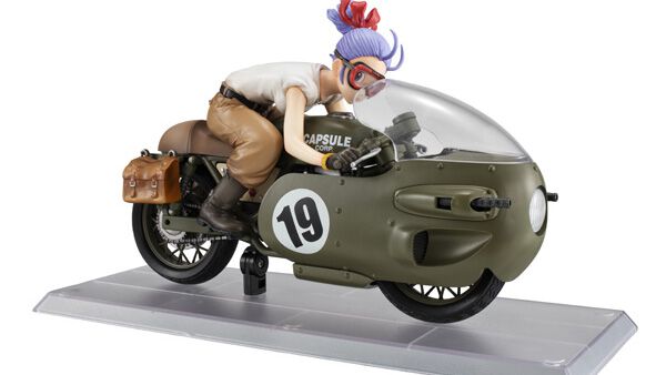 ドラゴンボール』ブルマとバイクのイラストを立体化したフィギュアが10