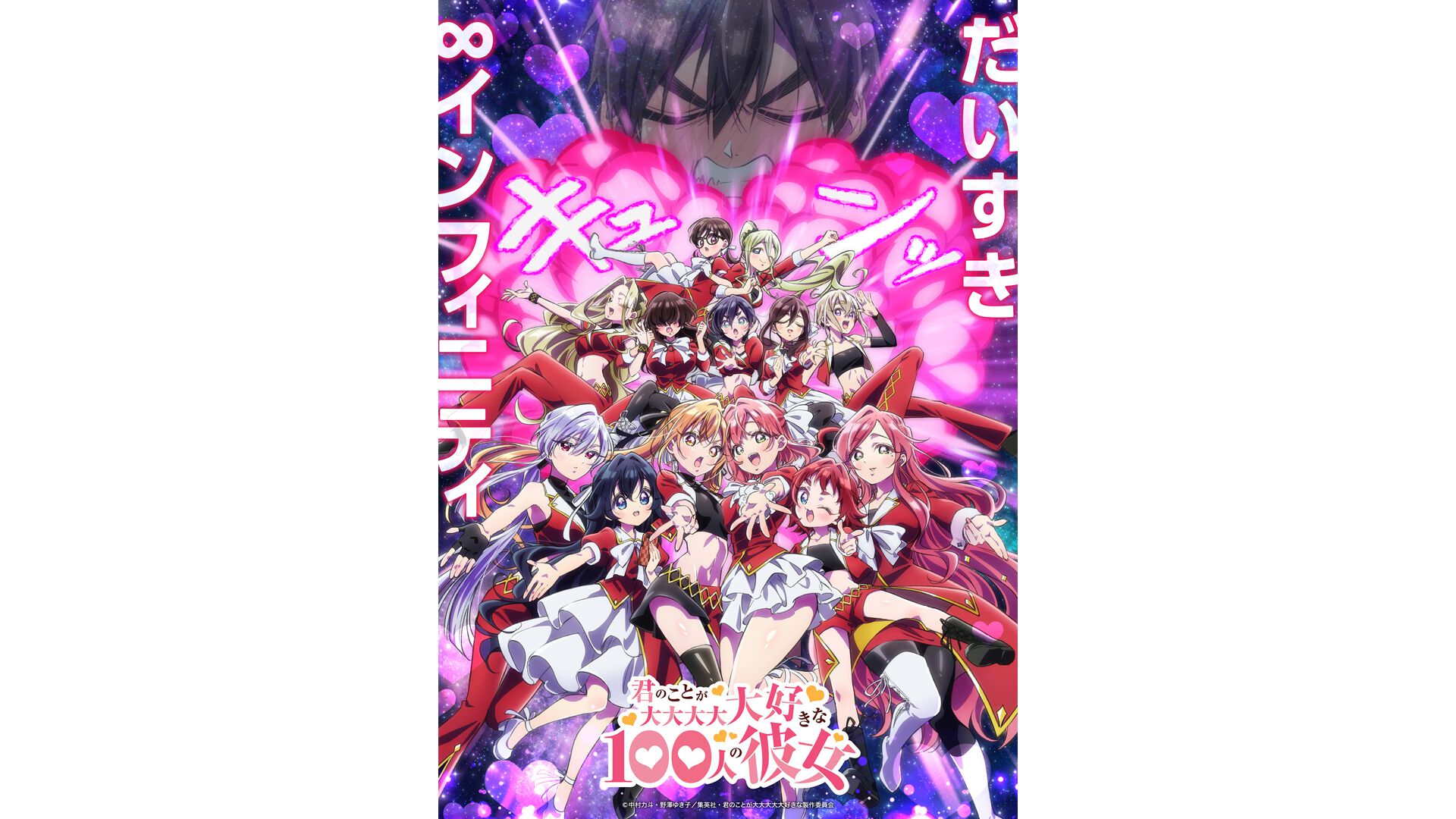 アニメ『君のことが大大大大大好きな100人の彼女』第3期が2026年放送