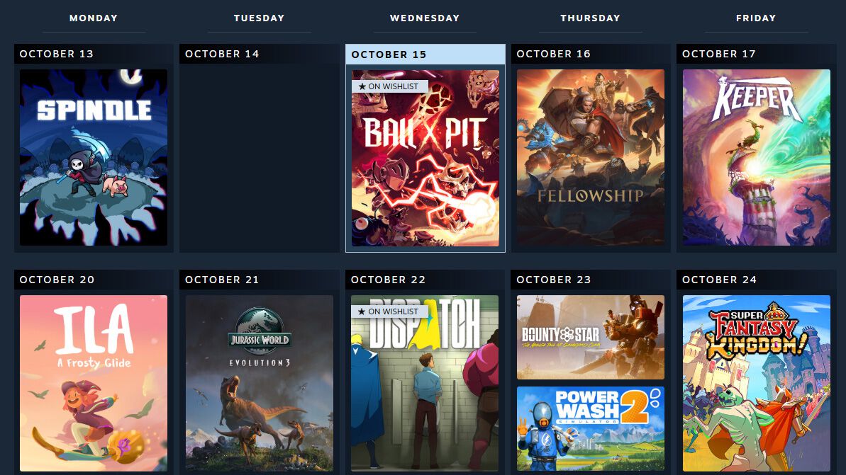 Steam“パーソナルカレンダー”が実験開始。ウィッシュリストやプレイ